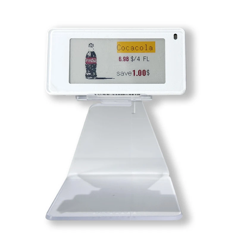 2.13" ESL Acrylique Etagère Clip Support – Snap-Na Ntu ya Tag ya Ntalu