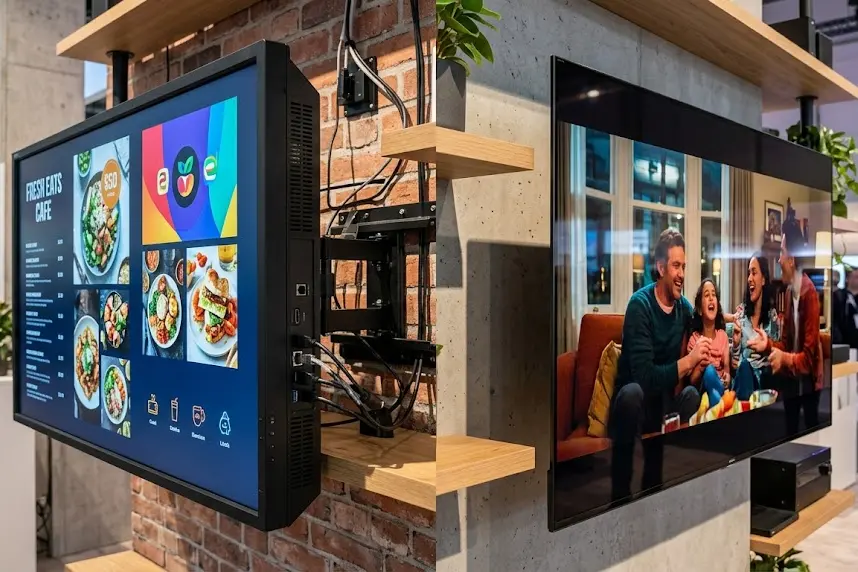 Display Commercial vs Televizio ya Bantu: Luswaswanu ya Mfunu, Bamfuka ya Kie...